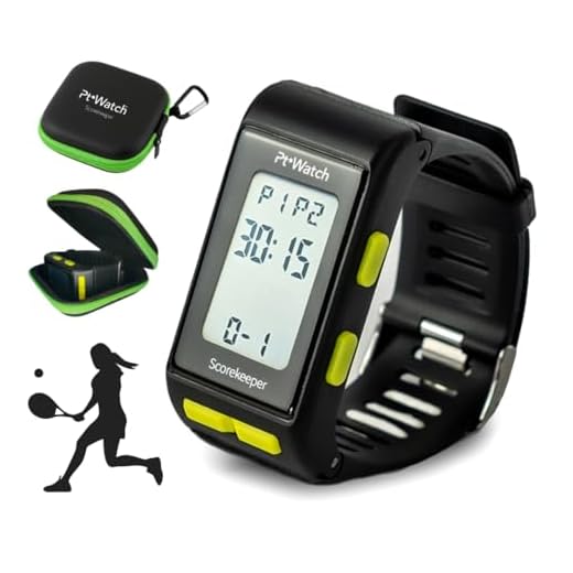 Pt Watch Reloj Contador de Puntos para Pádel y Tenis – Reloj Deportivo con Cronómetro y Alarma – Accesorios Padel Scorekeeper para Muñeca, Resistente al Agua