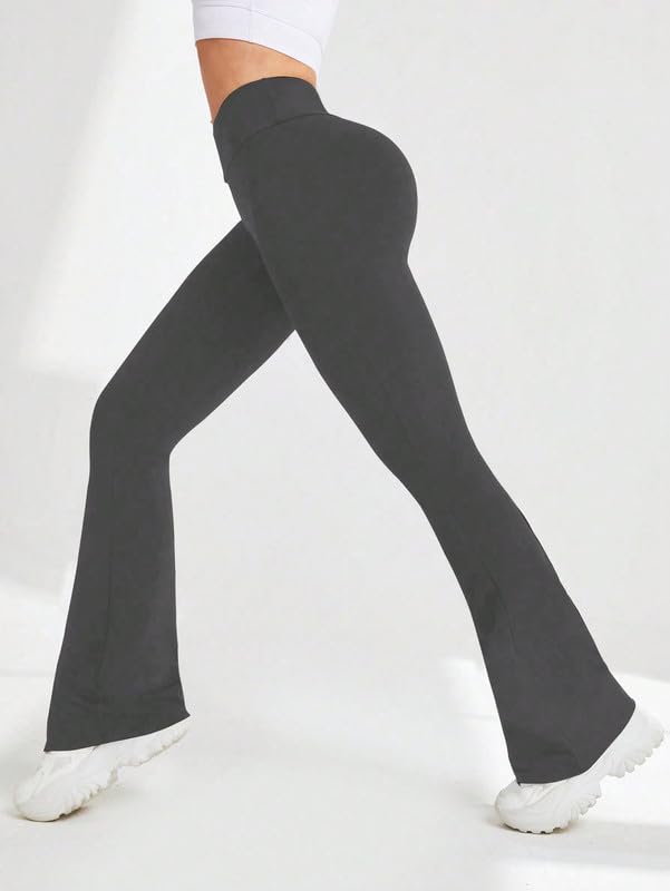 Image of DTR FASHION Women's Stretchable Solid Cotton Blend Casual Trouser