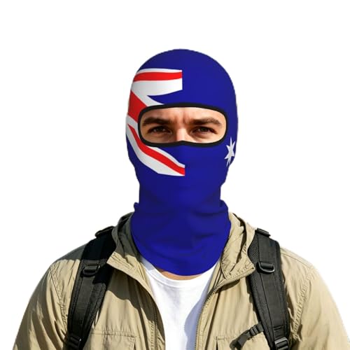 Australian Flag Balaclava Ski Mask for Men Women