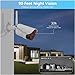 【2-Way Audio】 5MP Outdoor Wireless Security Camera System, WiFi Video Surveillance, Wireless Surveillance Camera System