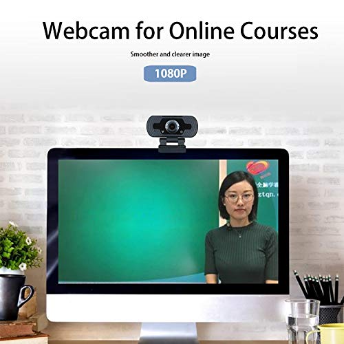 Cucudy Webcam USB Lente HD de 1080p e 3.6mm Desktop Clip-On PC Câmera de laptop Sem drive USB2.0 / 3
