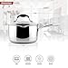 AVACRAFT Tri-Ply Stainless Steel Saucepan with Glass Strainer Lid, Two Side Spouts, Ergonomic Handle, Multipurpose Sauce Pan with Lid, Sauce Pot, Cooking Pot (Tri-Ply Full Body, 2.5 Quart)