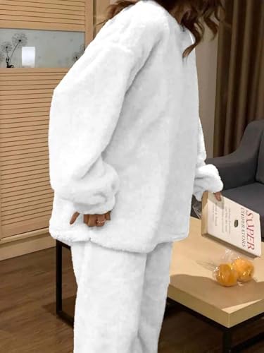 Image of KOTTY Women's Winter Coral Tracksuit - Cozy Two-Piece Coord Set for Stylish Comfort, Warmth, and Relaxed Winter Lounging