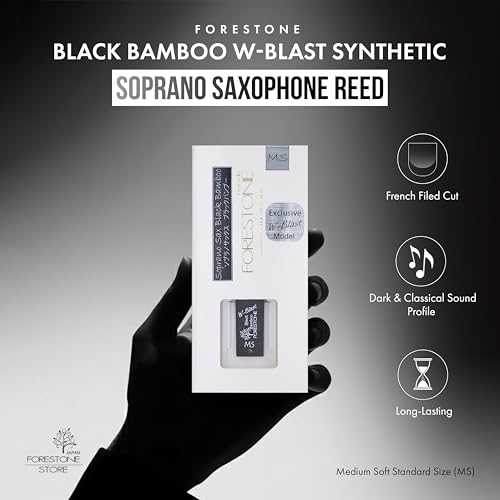 Anche Forestone Black Bamboo W-Blast S saxophone soprano synthétique - 2
