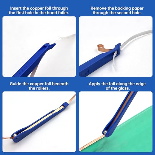 copper foil hand foiler for stained glass stained glass copper foiling tool 732 in