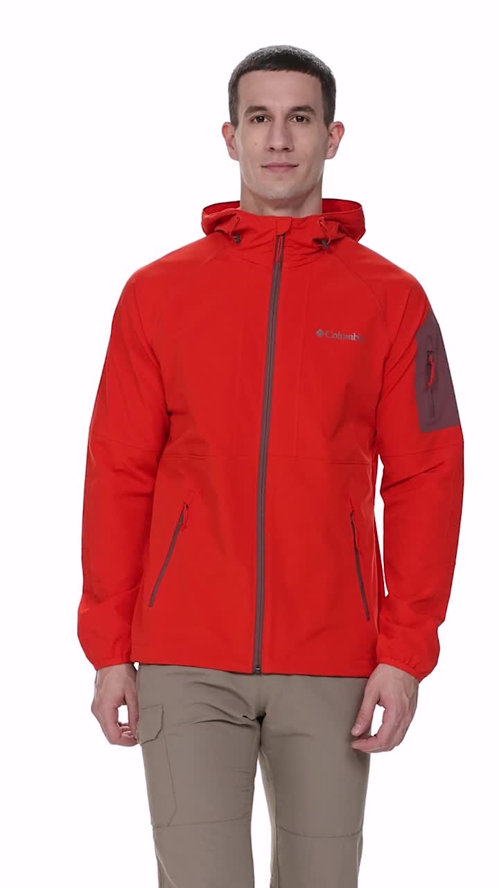 Watch Columbia Men Tall Heights Hooded Softshell ﹙XE5190-839-M_Spicy ...