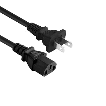 CHILDMORY 1.2m Prong AC Power Cord Compatible for PS4 ProOlder Models PS3 First GenerationFat Xbox One Xbox 360 E Power Supply Cable Replacement