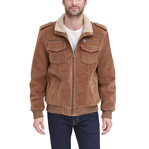 Levi's Men's Vintage Faux Leather Bomber Jacket