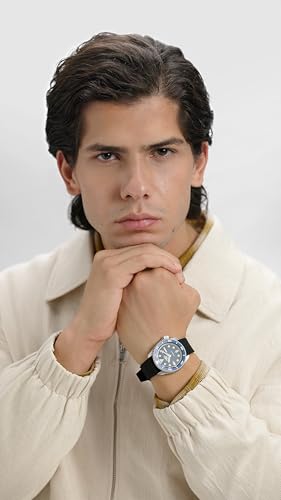 Seiko 5 Sports Suits Orologio Analogico Automatico Uomo Con Cinturino In Silicone SRPD71K2, Blu, 1K2 - 2