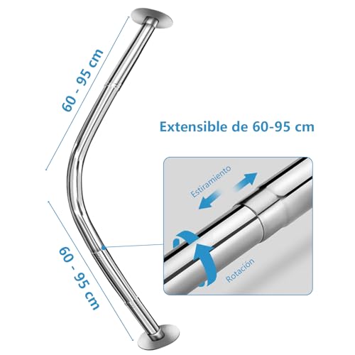 Opiniones de Cortinero para Baño en Escuadra Walmart de esta semana. 15 Imagen adicional
