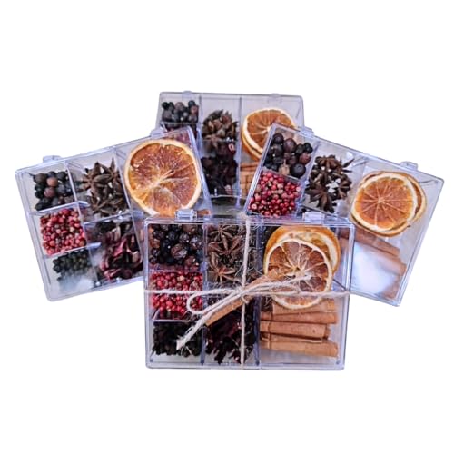 Kit 7 Especiarias para Gin + Caixa Acrílico