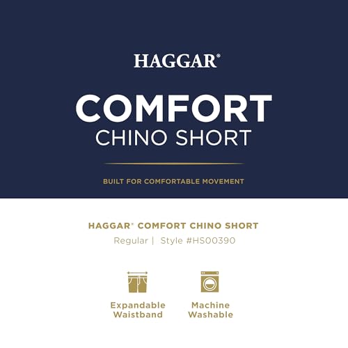 Image of Haggar Men's Classic Fit Flat Front Short