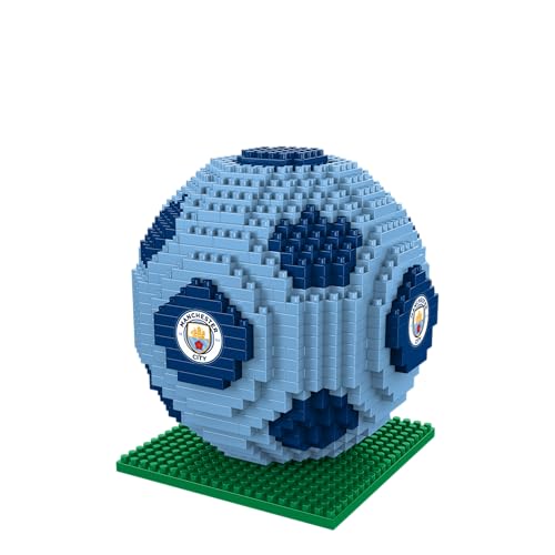 FOCO Ensemble de Construction de Football 3D sous Licence Officielle Manchester City FC BRXLZ Briques