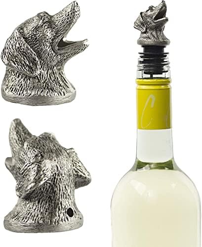 TXOKO Stainless Steel Wine Pourer, Aerator and Decanter - Premium Pour Spout for Red, White and Rose Wine, Liquor and Olive Oil! (Multiple Styles)