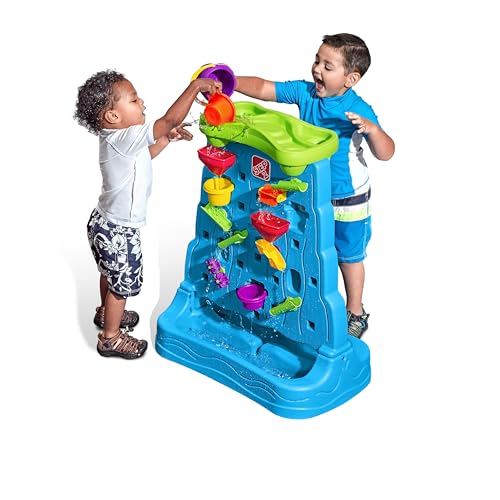 Step2 Waterfall Discovery Wall, Kids Double-Sided Water and Sand Activity Sensory Table, Summer Outdoor Toys, 13 Piece Toy Accessories, For Toddlers 1.5+ Years Old - image 6