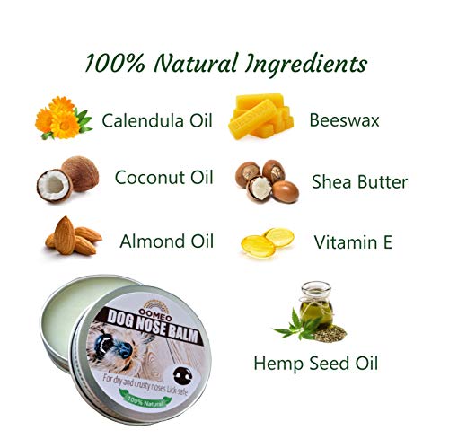 OOMEO Dog Nose Balm, Dry and Crusty, Snout soother, Lick Safe, Moisturiser 100% Natural - 30ml - Image 2