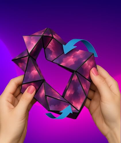 Image of 2pcs Magnetic Cube Puzzle, Infinity Cube 3D Puzzle for Kids and Adults, Educational Toy, Fidget Sensory Game for Creative Mind