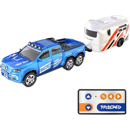 Image of Mini RC Car Remote Controlled Car from 3 4 5 6 Years 2.4GHz Mini RC Cars with Tractor and LED Light 1:64 Scale 3 Speed, Baby Cars Toy Gift
