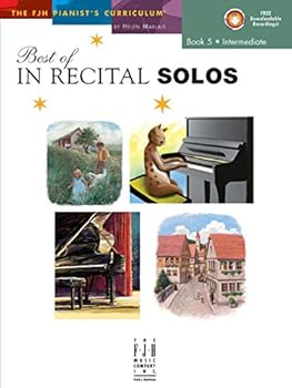 Paperback Best of In Recital Solos, Book 5 (The FJH Pianist's Curriculum, 5) Book