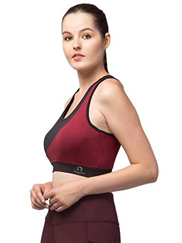 Image of Kopykat Women's Non Padded Wire Free Fourway Lycra Sports Bra