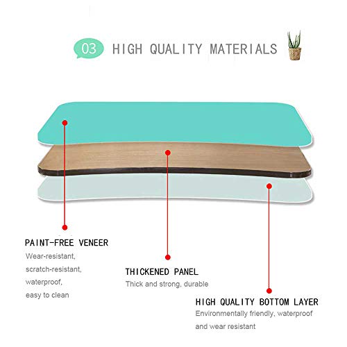 Candora Bed Table,Laptop Tables,Dorm Small Table,Bed with Laptop Table,Folding Table,Breakfast Tray Reading Stand Desk with Cup Slot - Image 7