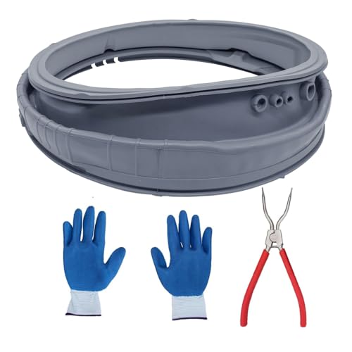 MDS47123619 Washer Door Gasket Replacement for Lg Front Load Washer Door Gasket Boot Seal WM3270CW/00, WM3670HWA, WM3080CW/00, WM3670HVA/01, WM3700HWA/00 Replaces AP6236842, AGF75223080