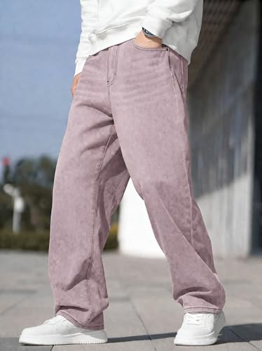 Image of Ben Martin Men Jeans || Baggy Fit Jean's for Man || Loose Fit High Rise Denim || Stretchable Casual Wear Jean,s || Dance Rap Rapping Style Pant for Men || Denim Cotton Jeans (1)