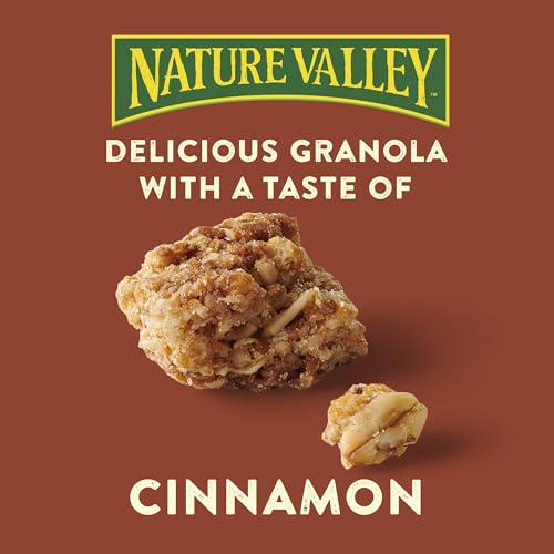Nature Valley Crunchy Granola, Cinnamon Granola, Resealable Snack Pouch, 16 oz