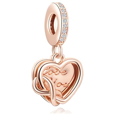 Annmors 925 Sterling Silver Heart Charm thumbnail