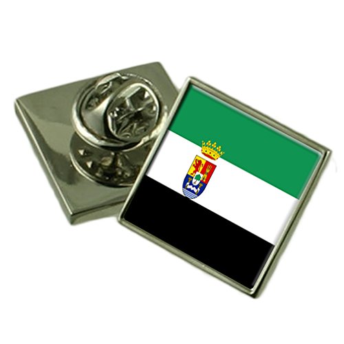 Insignia de solapa de Extremadura: cuadro grabado personalizado para regalo institucional