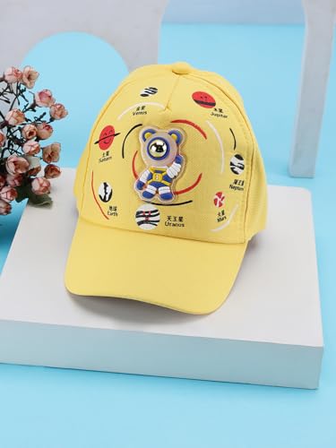 Image of PASSION PETALS Summer Dino Rockstar Baseball Cap for Kids Boys and Girls 2-4Years