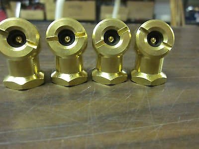LOT of 25 INUSTRIAL Tool Solid Brass TIRE Chuck INFLATOR 1/4" NPT M-Type BB-4101