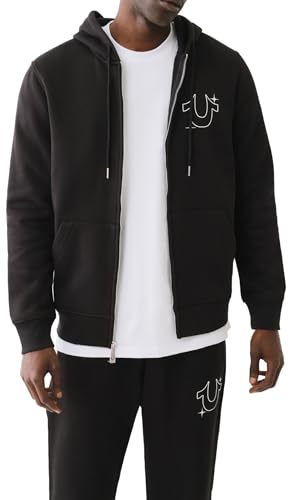 True Religion Men's Buddha Star Zip Hoodie