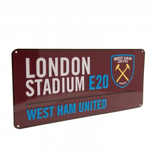 West Ham United F.C. Street Sign CL COYI !!! Official Merchandise
