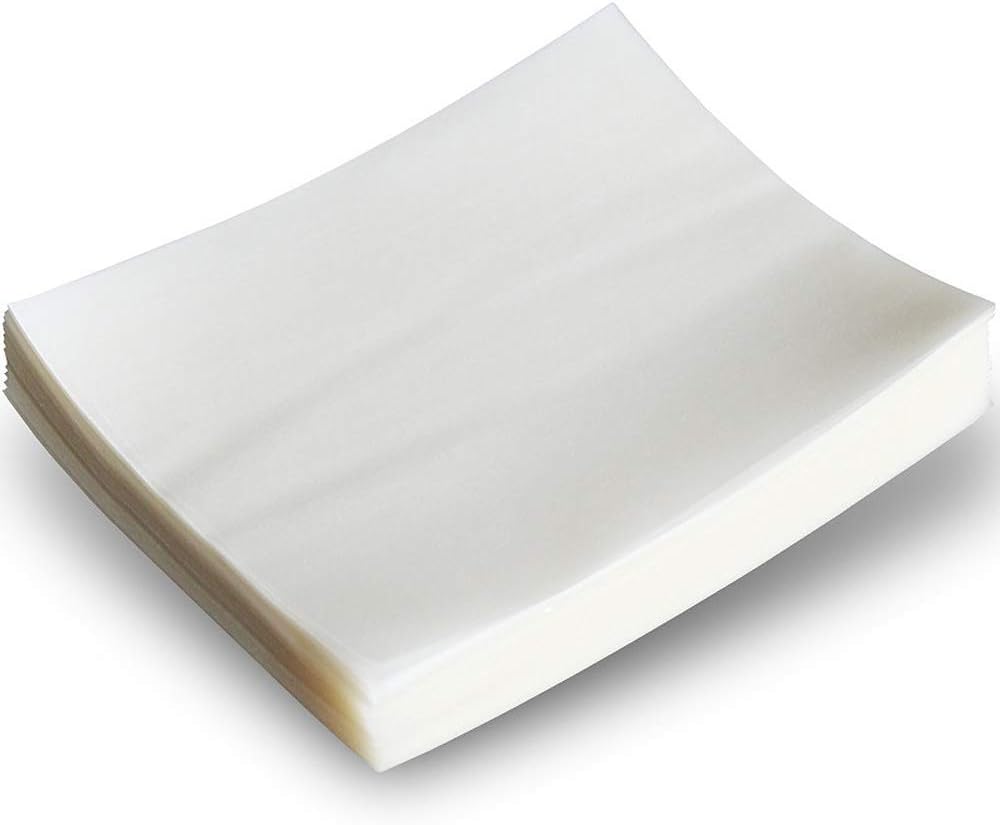 500 Count Edible Rectangle Rice and Wafer Paper， 3.15" x2.56" Pkg for sweets or Food Decorating