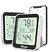 Govee Thermomètre Hygromètre Intérieur 2 Pièces, Petit Moniteur Mini Numérique à Haute Précision Capteur Humidité Température, LCD Bluetooth Stockage Données Maison Chambre Frigo Cave Garage Serre