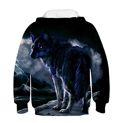 Pull à capuche enfant 3D style lâche pour éviter le froid de l'automne avec confort - 2