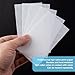 Pndeyo 100pcs End Papers for Hair Perm, Disposable Salon Papers, High Temperature Resistance Curling Tool Hair Styling Accessories for Cold and Hot Perms- White