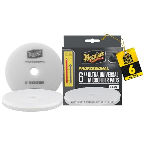 Meguiars Professional 6 Microfiber Pad 2pk 10/CV