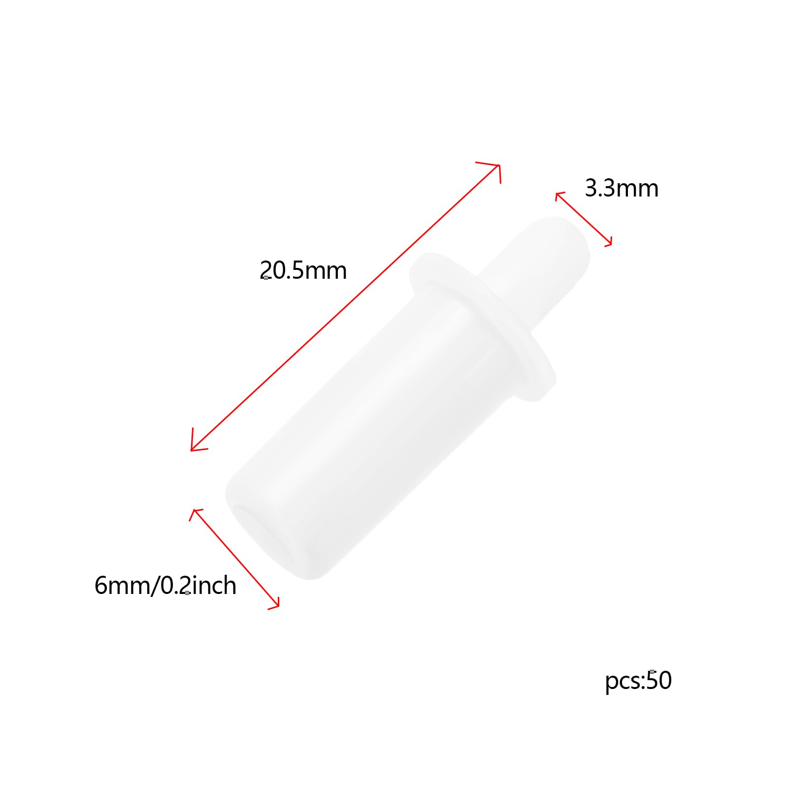 Veemoon Goupilles De Réparation Pour Stores Kit De Remplacement Plastique Pour Agrafes De Stores Fixations Basique 40pcs