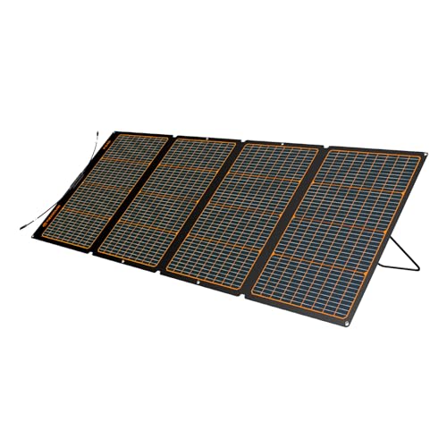 Flexsolar 240W Faltbares Solarpanel Tragbare Solarladegerät mit monokristallinen Zellen Faltbar Solarmodul für Tragbare Solargeneratoren Generatoren Camping Wohnmobile