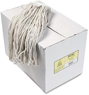 Boardwalk Premium Cut-End Wet Mop Heads, Cotton, 24oz, White, 12/carton