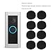 Yosoo 8pcs Silicone Responsive Video Doorbell Button Replacement for Doorbell Pro 4 Screws Included Quick Installation Without Tools (Black)