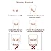 MITALOO Adhesive Bra Invisible Sticky Strapless Push up Backless Reusable Silicone Covering Nipple Bras