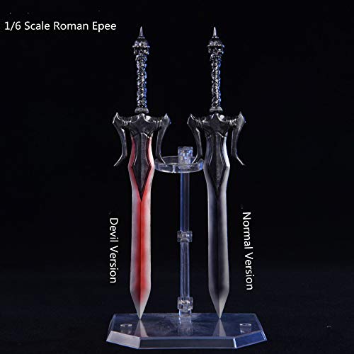 Hiplay 1/6 Scale Figure Doll Accessories, Big Giant Sword For 12" Action Figure Phicen,Tbleague, Jiaou Doll Stpj-020 (Red) #TOP1