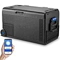 BODEGACOOLER 12 Volt Car Refrigerator, Portable Freezer WIFI APP Control, 40Quart (38L) Car Fridge -4?-68?, Electric Cooler 12/24V DC 100-240V AC for Outdoor, Truck, RV, Vehicles, Camping, Travel