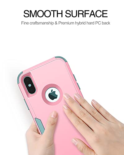Coque iPhone X robuste anti-rayures protection intégrale TPU rigide