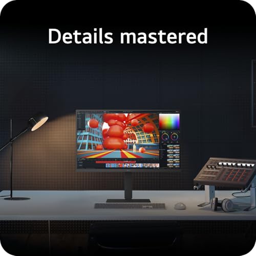 Image of LG 27U730A 27 inch 4K UHD Ultrafine IPS Monitor, HDR10, DCI-P3 90%, USB-C 90W PD, Height /Tilt /Swivel Stand, Virtually Borderless, LG Switch, Eye Care, Mac & PC Compatible