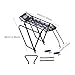 Menolana Bike Rear Cargo Rack Aluminum Alloy, Accessories Durability Back Seat Sturdy Bracket Direct Replaces Carrier Bicycle Carrier, Style B