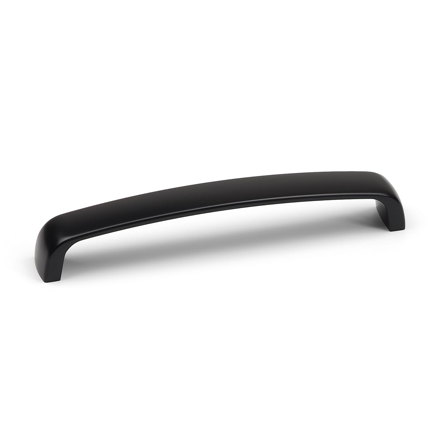 Handle & Home Matt Black Kitchen Cupboard D Bar Handle 160Mm Fixing Curved Cabinet Door Drawer Pull Wardrobe Furniture Replacement Upcycle Dark Hardware